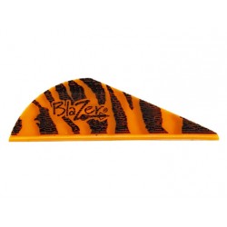 vane plastique Bohning Blazer orange tigré